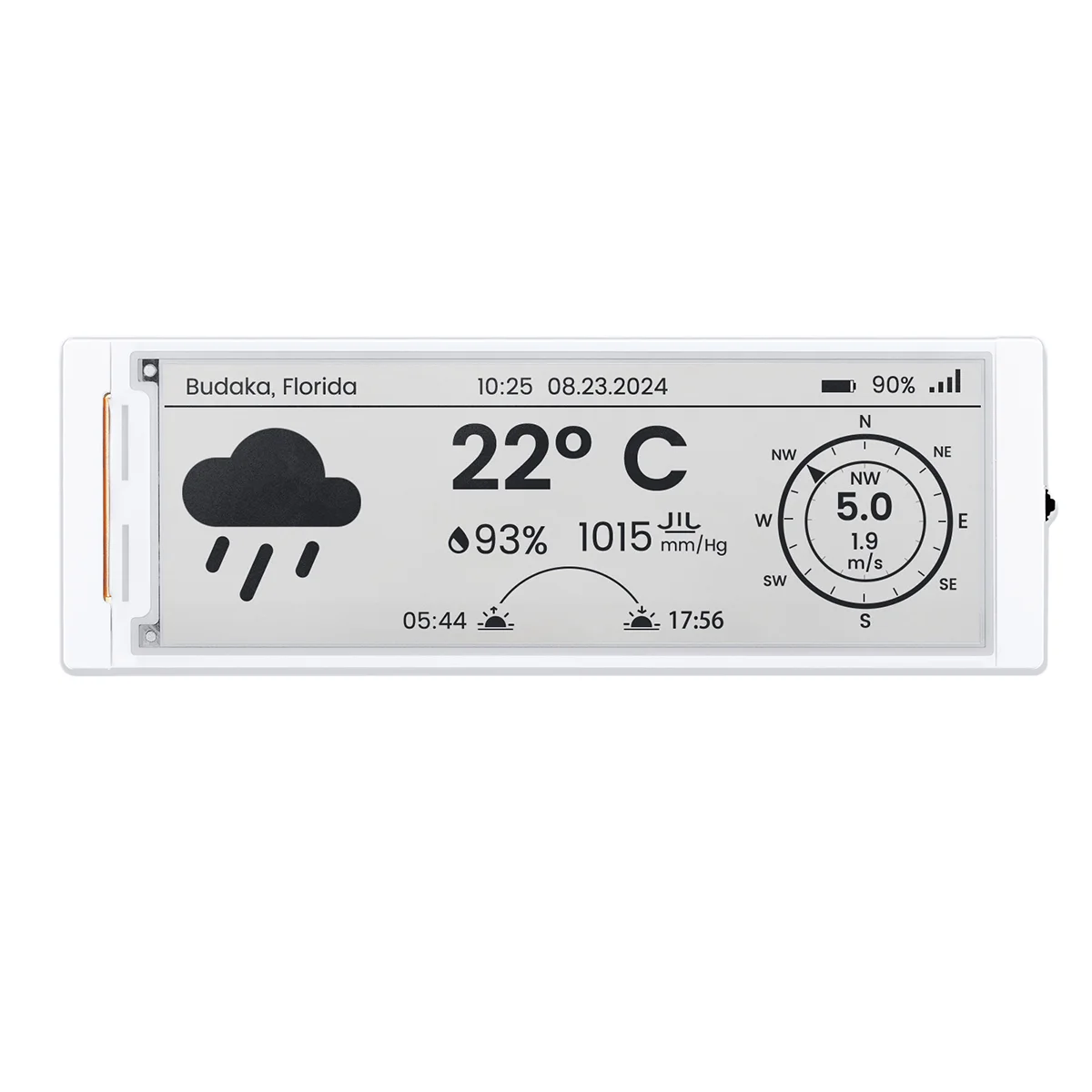 CrowPanel 5.79Inch E-paper E-ink 272*792 ESP32-S3 HMI Display Black/White Driven By SPI Interface for Arduino /ESP/MicroPython
