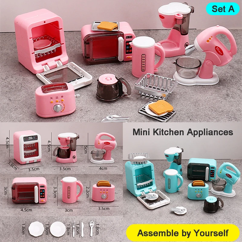 Miniaturowy model lodówki dla dzieci, zabawka do domku dla lalek, meble, zestaw do gotowania, zabawka kuchenna, dekoracja domu dla dziewczynek, prezent na Boże Narodzenie, Nowy Rok