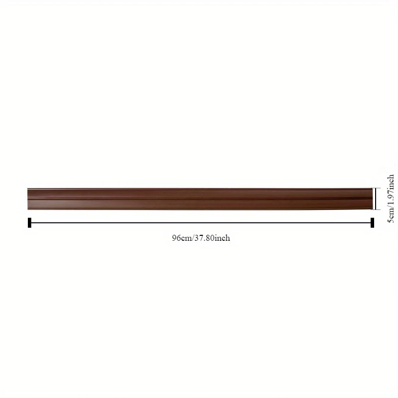 1pc Door Draft Stopper for Bottom, Seal Dust And Noise Insulation Weather Stripping Draft Guard Insulator Sealing Strip image 2