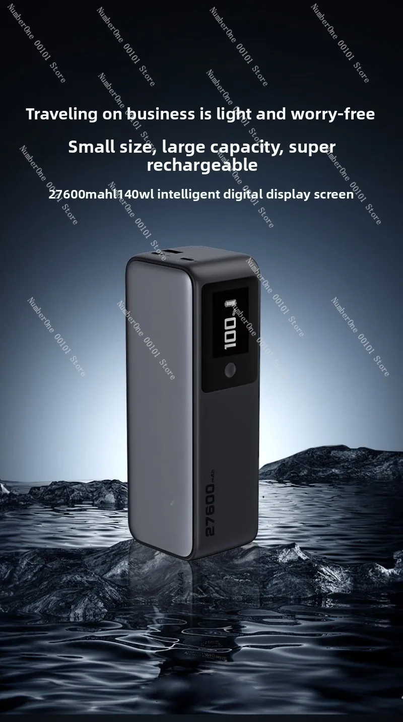 140W PD Fast Charge 27600mAh Airline Approved Power Bank 3C Certified Portable Charger for Laptop & Cell Phone