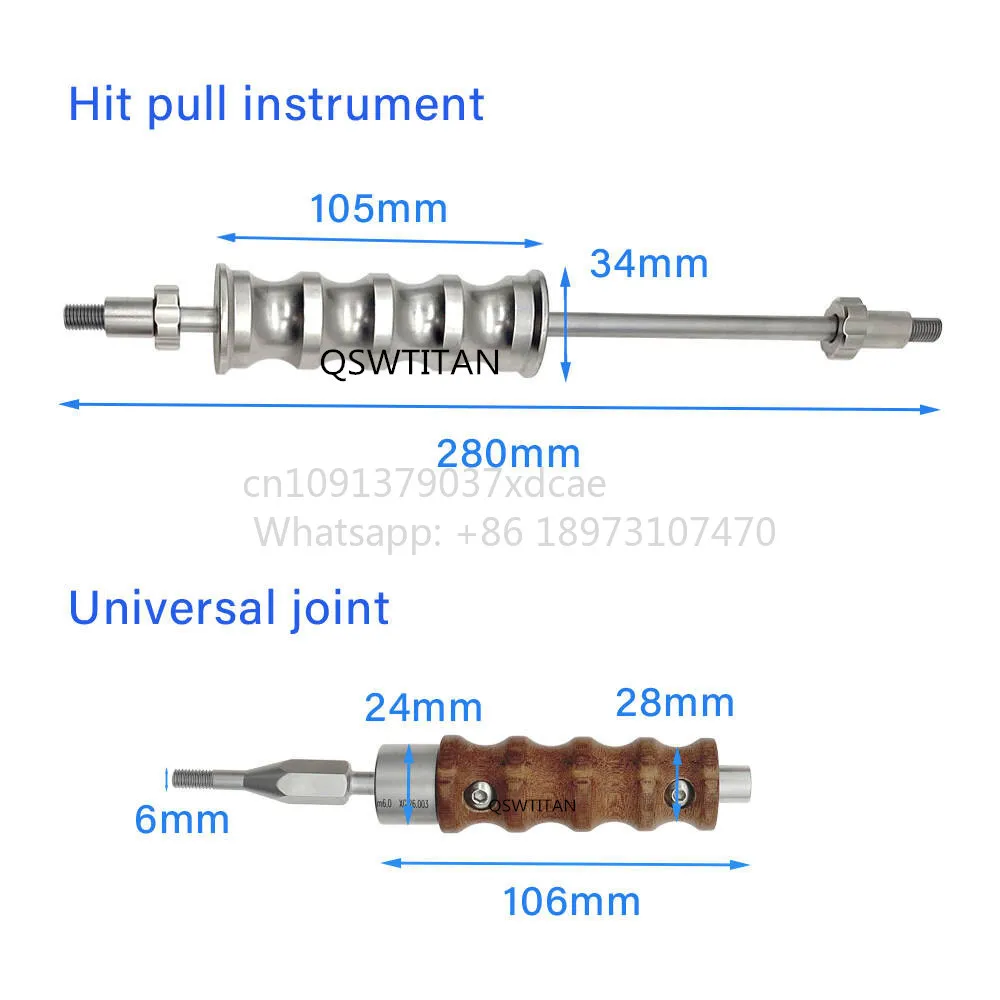 2026 NEW Humerus Self-Locking Intramedullary Nail Instrument Kit Stainless Steel Veterinary . Surgical Instruments Set
