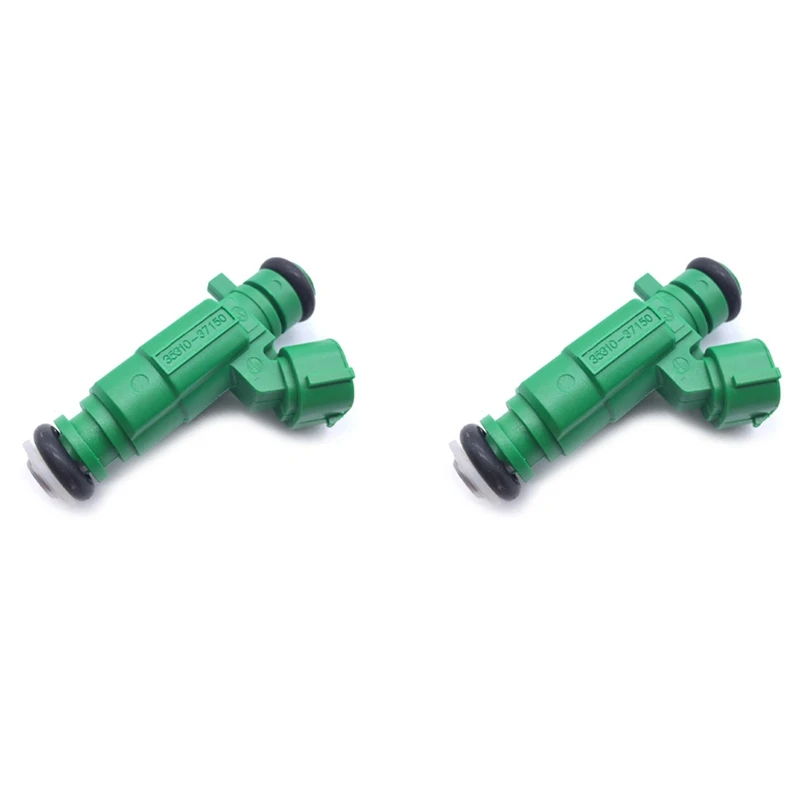 2X New Fuel Injector Nozzle For HYUNDAI Kia 1.6L 2.5L 2.7L 1999-2011 3531037150 Car Accessories