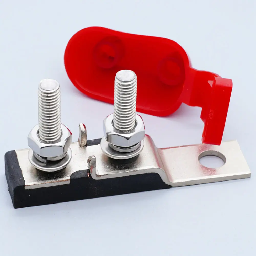 58V Waterproof Battery Fuse Block Stud Mount Ceramic Fuse Holder Base Terminal Box For Tongye Vehicle Circuitry