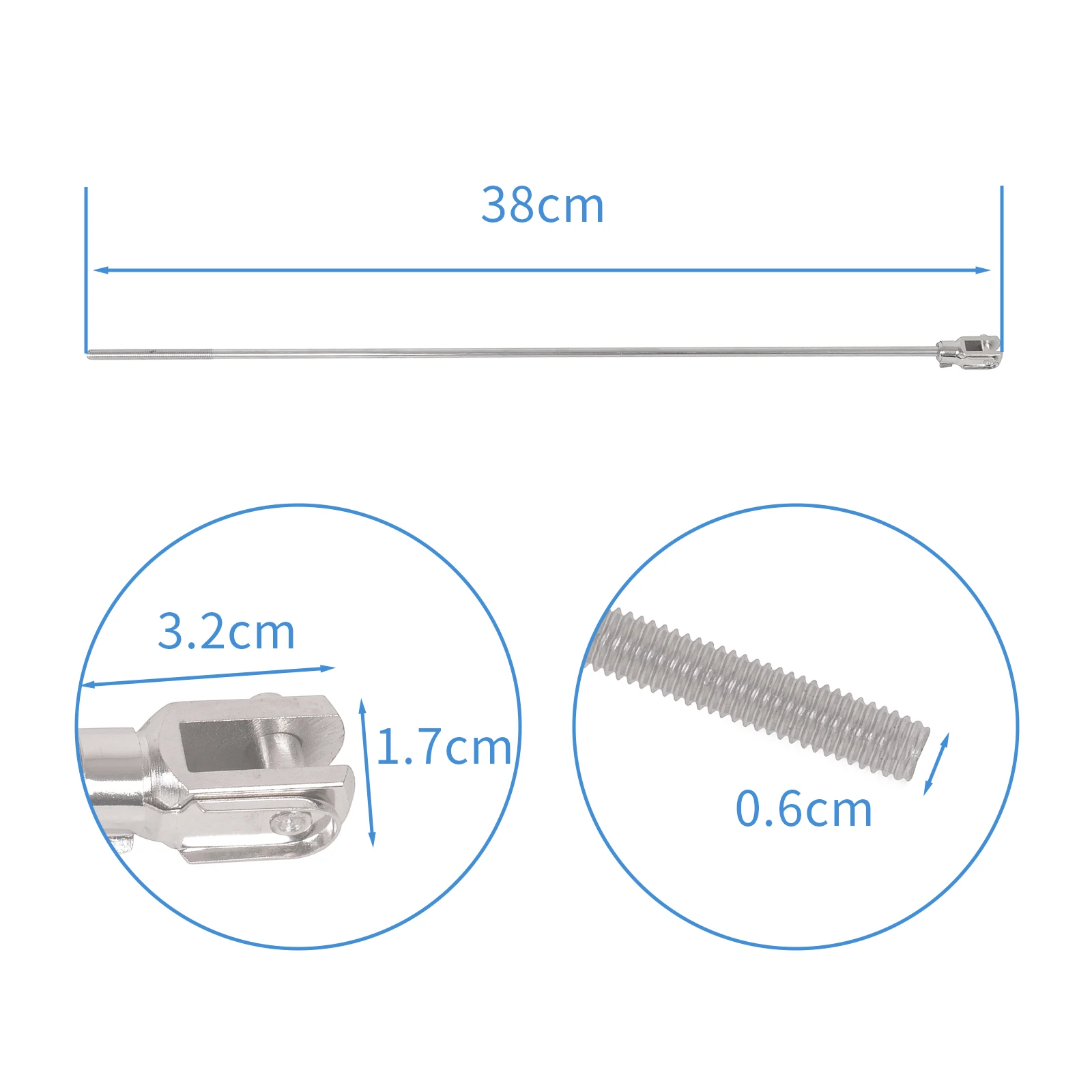 Cafe Racer R Serie For BMW R45 R65 R75 R80 R90 R100 6MM Fork Use Rear Brake Clutch Rod Clip-on Motorcycle Accessories