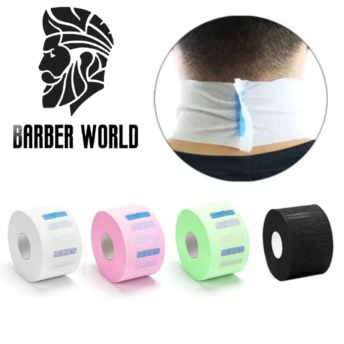 

1Pcs Disposable Barber Neck Strip Paper Prevent Broken Hair Cut Care Hair Stylist Salon Protector Absorb Perspiration​ Tissue