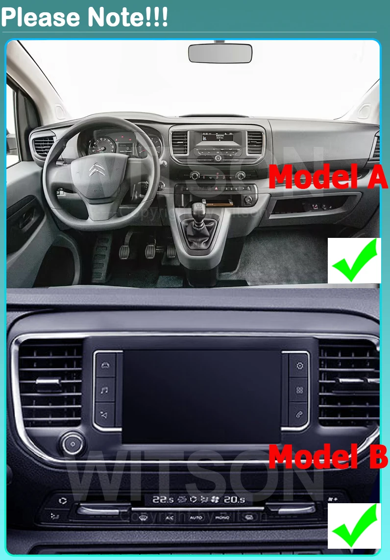 Car Radio CarPlay For Citroen Dispatch Jumpy 3 espaciador SpaceTourer toyota proace Peugeot Traveler vauxhall vivaro 2016-2020