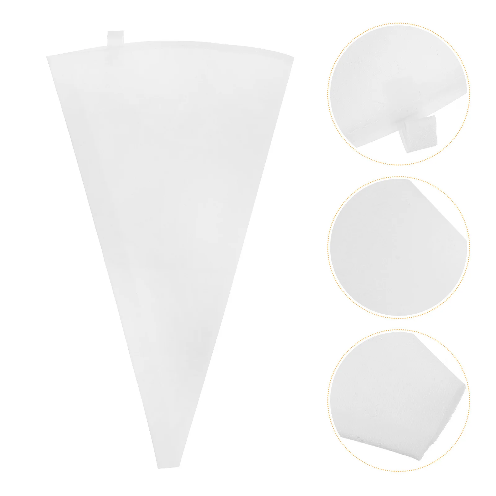 

2Pcs Practical Reusable Pastry Bags Cotton Canvas Safe for Cake Icing Cookies Puff Pastry Baking Piping Bags