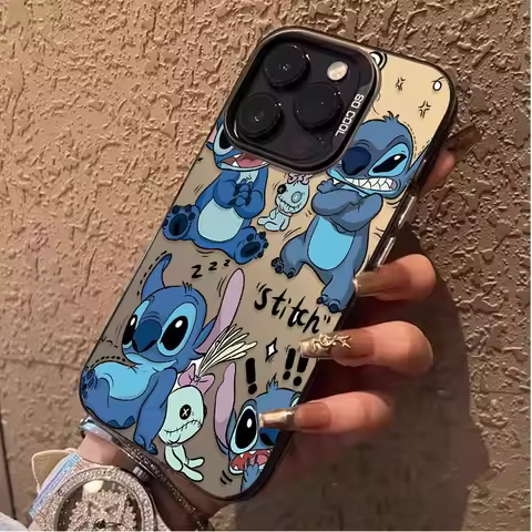 Disney Lovely Stitch PC Case for Samsung Galaxy S22 S23 S24 S25 Ultra S21 Plus FE A56 A36 A26 5G A16 A06 4G Note 20 Hard Cover