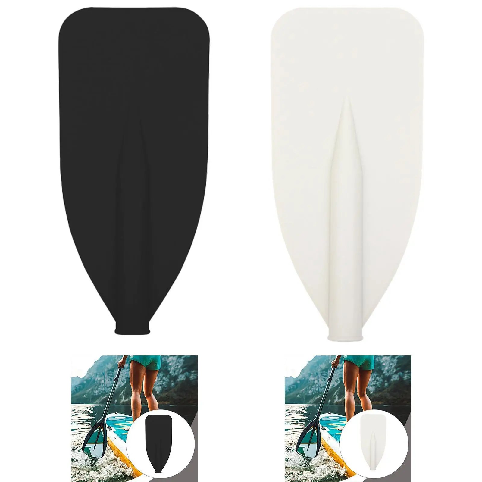 شفرة بديلة لمجداف الكاياك لتوفير المساحة، ملحقات أنيقة وخفيفة الوزن لقارب الصيد والتجديف والتجديف والتجديف والتجديف بالكاياك #4