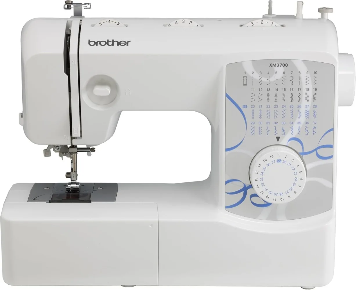 XM3700 Sewing Machine, 37 Built-in Stitches, 5 Included Sewing Feet