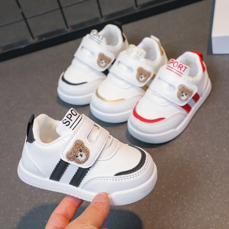 Children's Sneakers Boys Girls Soft Sole Non-slip Casual Student Running Shoes Baby Kids School Sports Shoes Warm Cotton Shoes