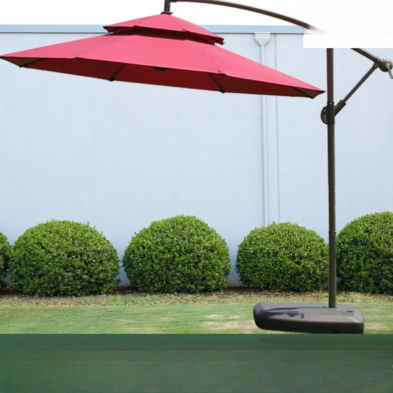 Parasol Sun umbrella Outdoor banana umbrella Garden umbrella Advertising umbrella Stand beach umbrella Base courtyard