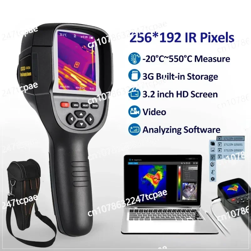 GOYOJO GW256 Handheld Imager Repair Detector Inspection Infrared Thermometer Professional Thermal Imaging Camera