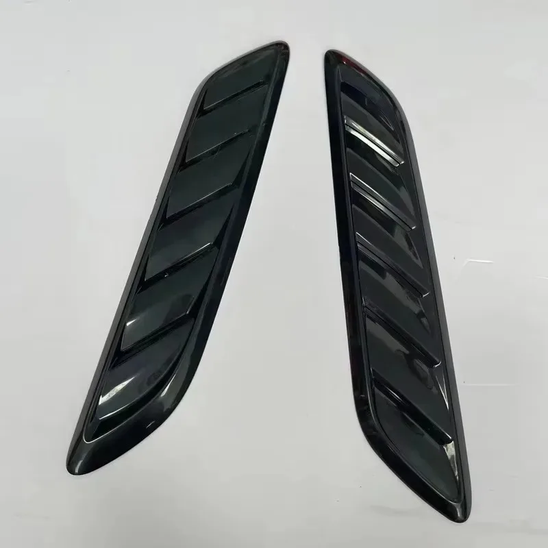 

Для C-класса, ярко-черный капот двигателя, украшение, стиль, боковая крышка вентиляционного отверстия автомобиля, наклейка на крыло