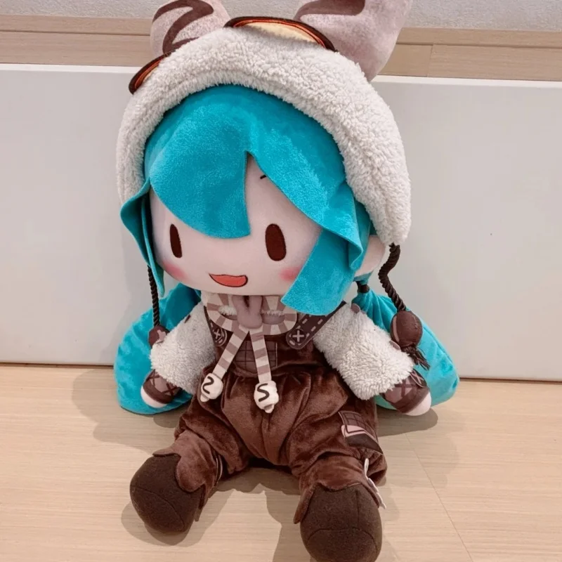 Oryginalna 45cm Pluszowa Lalka Sega Hatsune Miku Cukrowa Wata Gorąca Czekolada Fufu Ll Zabawka Wypchana Dla Fanów Anime Kawaii Prezent