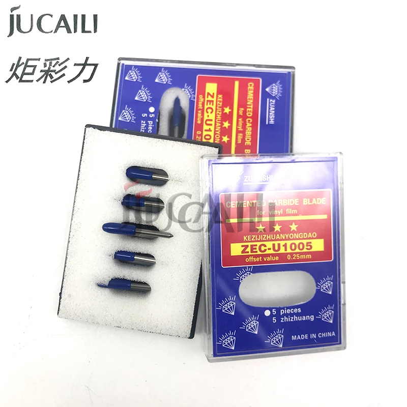 Jucaili 5pcs 30/45/60 Degree angle cutter For Roland Cutting machine Plotter Vinyl Cutter Blade