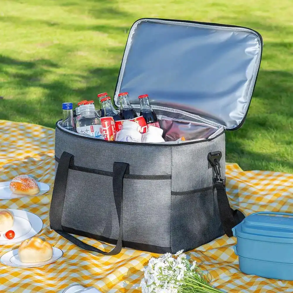 

2025 fashion Waterproof Oxford Cloth Car Lunch Bag Cooler Bag Newest 35L Insulated Bag Outdoor Picnic Camping Bag