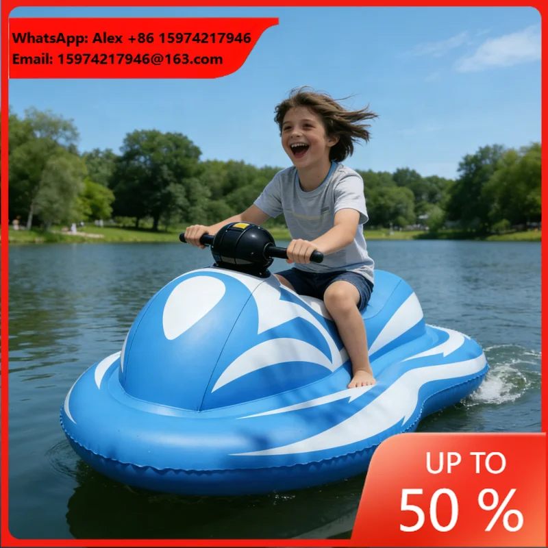 Factory Sells Ouchao PVC Electric Inflatable Motorboats For Household Use For Karting Swimming Entertainment