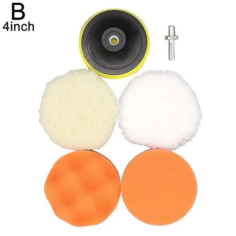 Universele Auto Polish Pad 3/4 inch Voor M10/M14 Zachte Wol Machine Waxen Polijstmachine Auto Body polijsten Schijven Schoonmaken Accessoires - afbeelding 1