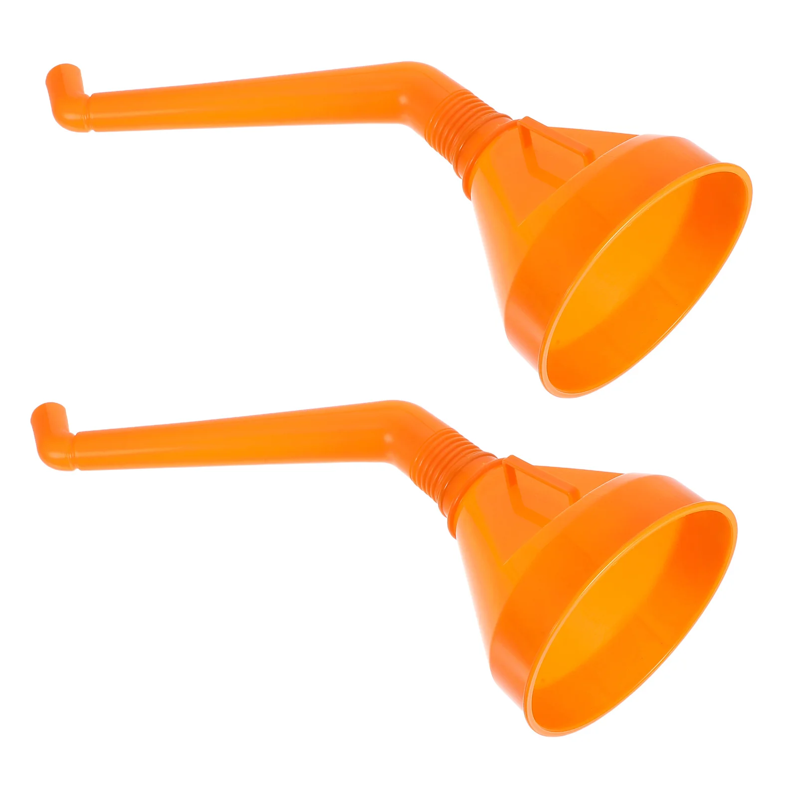 

2pcs Thickened Large Mouth Oil Funnel Durable ABS for Car Motorcycle Engine Wide Application