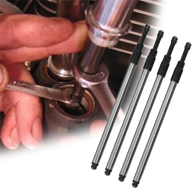 4PC 935120 Cylinder Quickee Adjustable Pushrods Kits 93-5120 for 1984-1999 Big Twin Dyna FXST