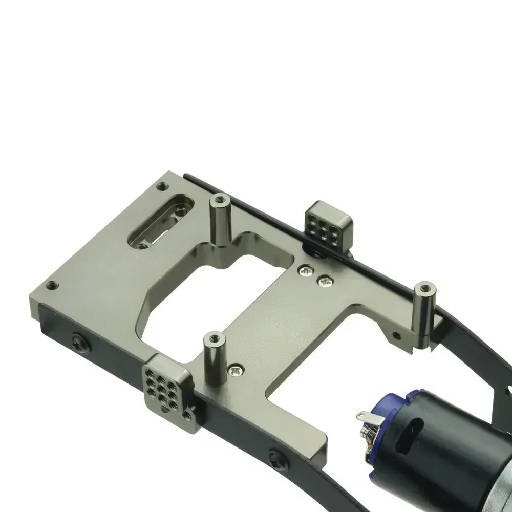 Kit de cadre de châssis de carrosserie RC en métal, adapté pour WPL C14 C24 1/16, mise à niveau de voiture, camion, pièces de rechange, empattement, cadre de coque à assembler