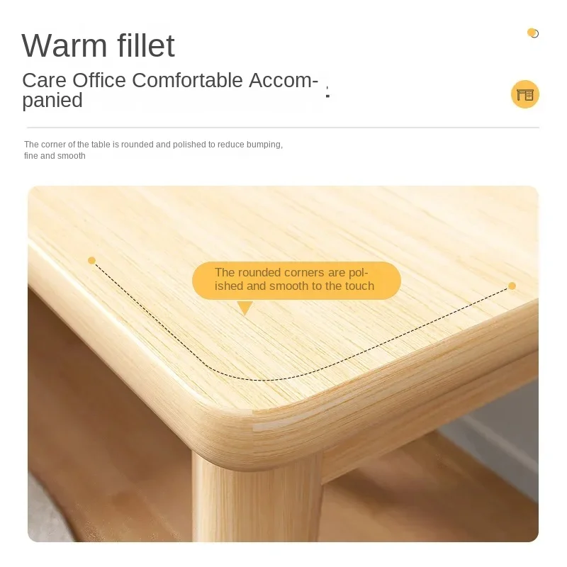 Компьютерный стол, стол с ножками из цельного дерева, простой домашний стол для спальни, студенческий письменный стол, офисный стол, стул, настольный маленький столик