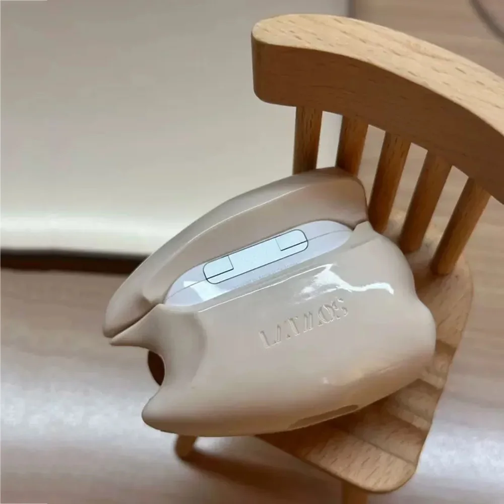 

Забавный силиконовый чехол для беспроводных Bluetooth-наушников с защитой от падения, белый, подходит для Airpodspro1/2/3, модные аксессуары для наушников