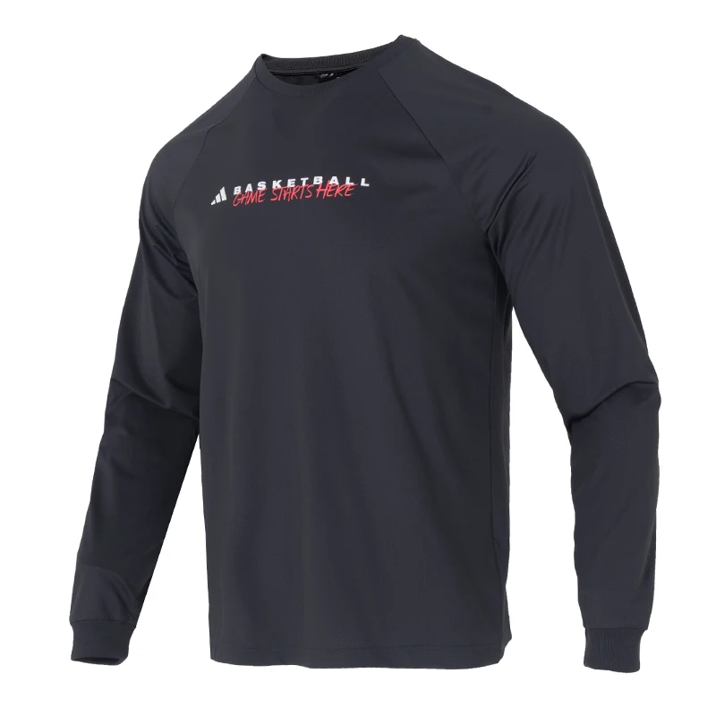 

Мужская спортивная футболка Adidas с длинными рукавами, модная, удобная, дышащая, тренировочная повседневная футболка Kc2803