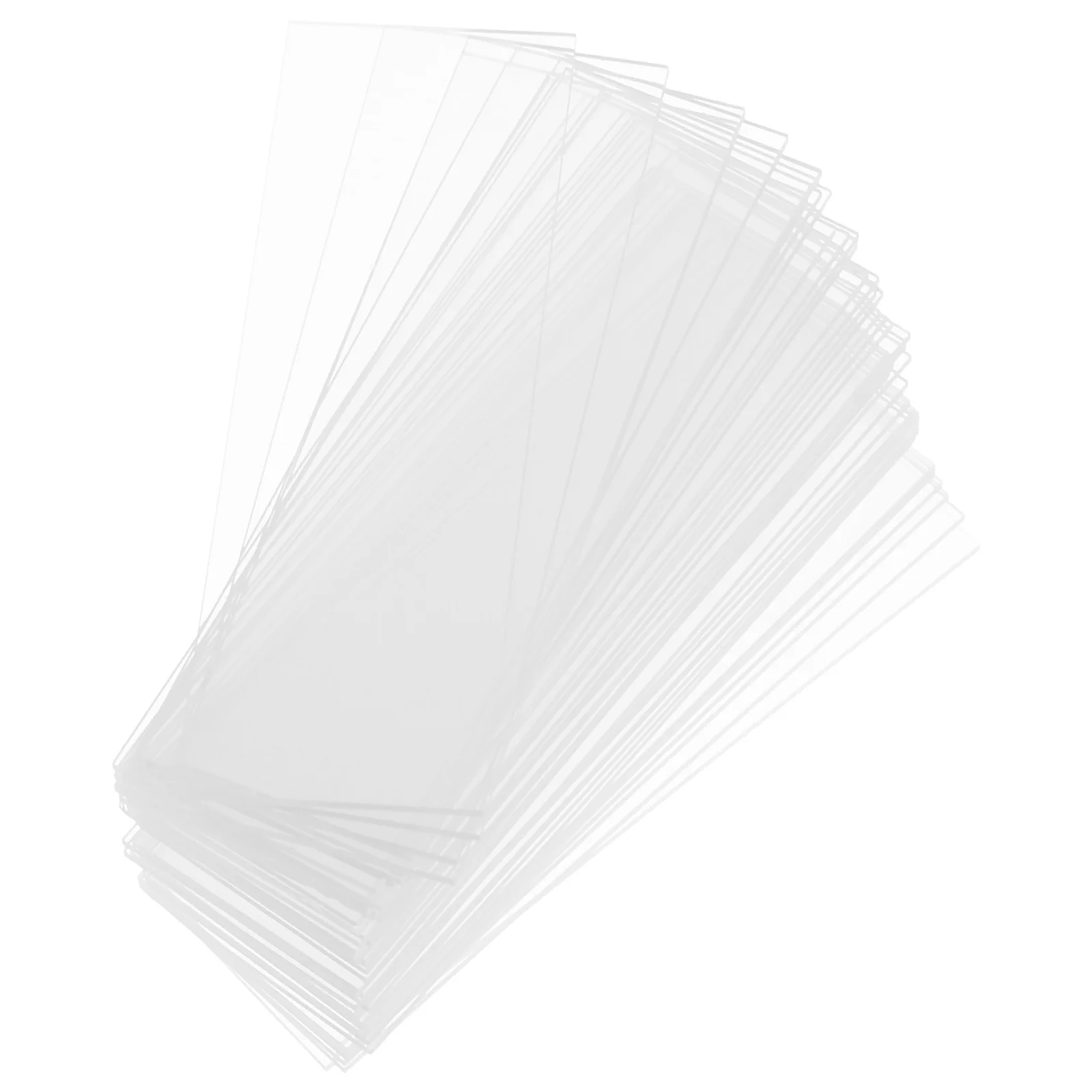 

100Pcs Microscope Slides High Transparency Precleaned Glass Slides Smooth Surface for Laboratory Biology Microbiology Research