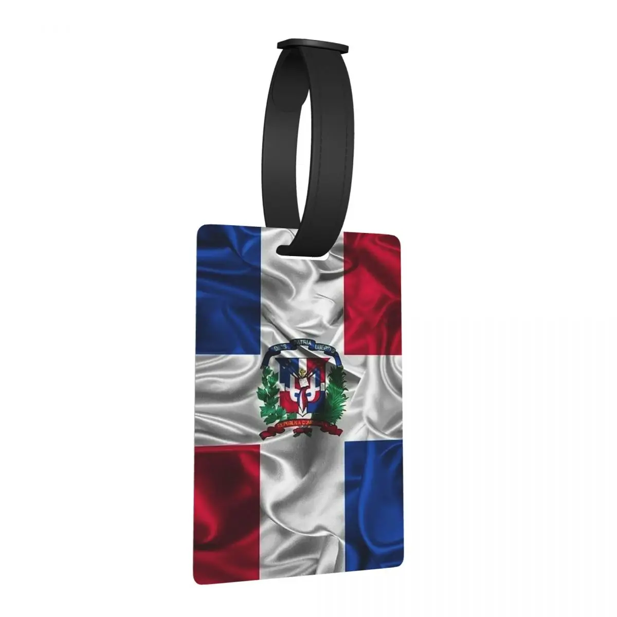 

Dominican Republic Flag Luggage Tags Suitcase Accessories Travel Fashion Baggage Boarding Tag Label Holder ID Name Address