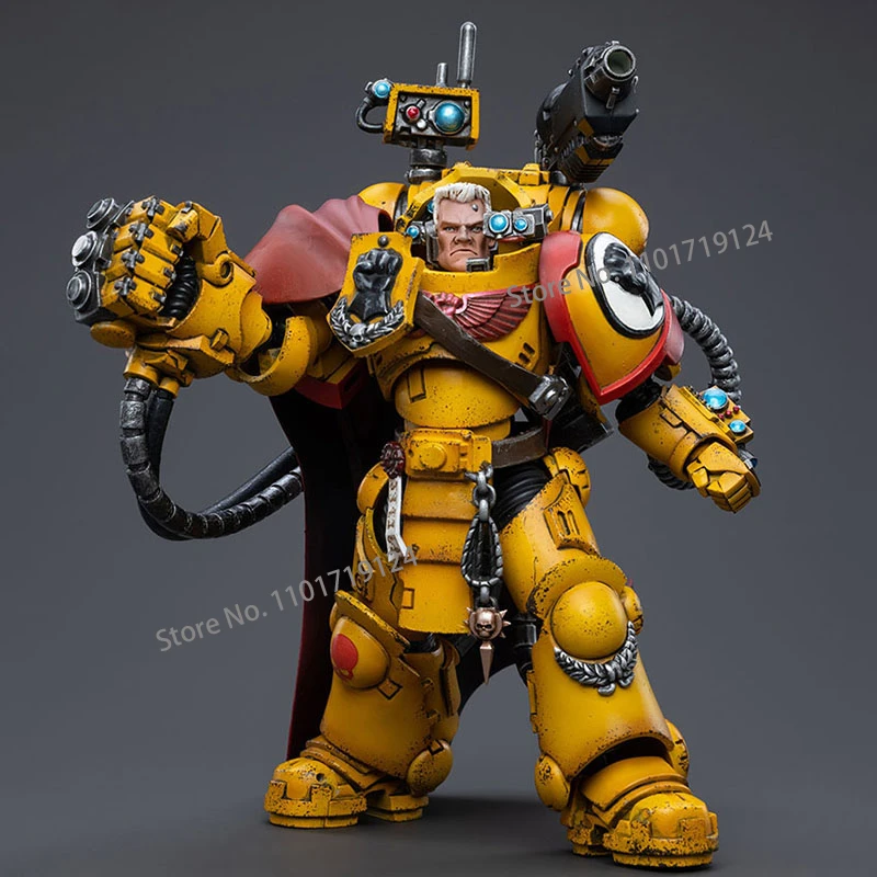 

JOYTOY 1/18 Imperial Fists Third Captain Tor Garadon Action Figure 13cm Game Warhammer 40K Military Soldier Figurine Model