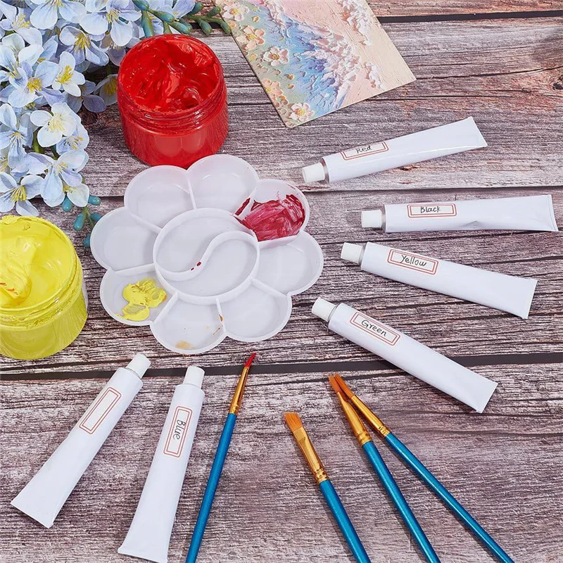 ABCA-For Oil Paint Empty Aluminum Tube 36Pcs 20 Ml Blank Paint Tubes For Toothpaste Storage