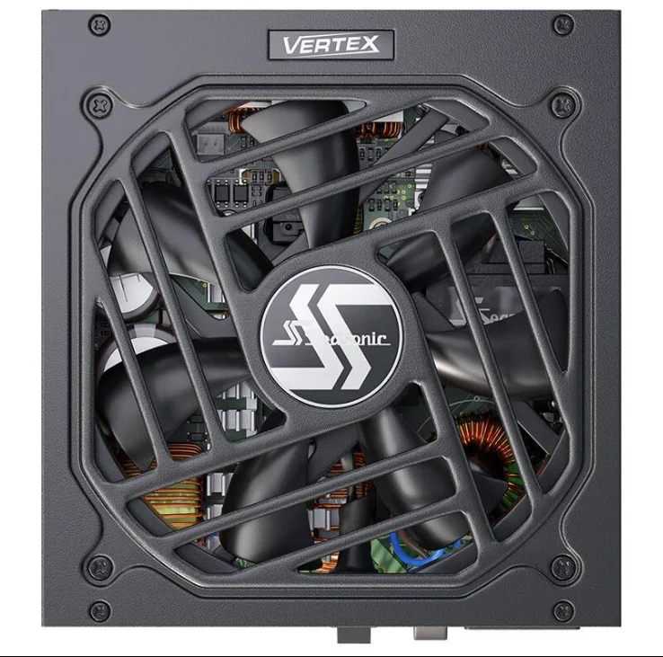 Seasonic VERTEX GX-1000 PSU 80 Plus Gold Fully Modular 1000W Power Supply for PC Gaming Desktop 24Pin Interface black