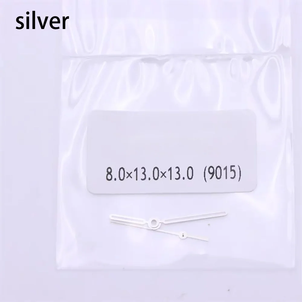 Acessórios de relógio ponteiros adequados para movimento 9015, peças de reparo de relógio, hora, minuto, segunda mão, agulha de relógio de 3 pinos