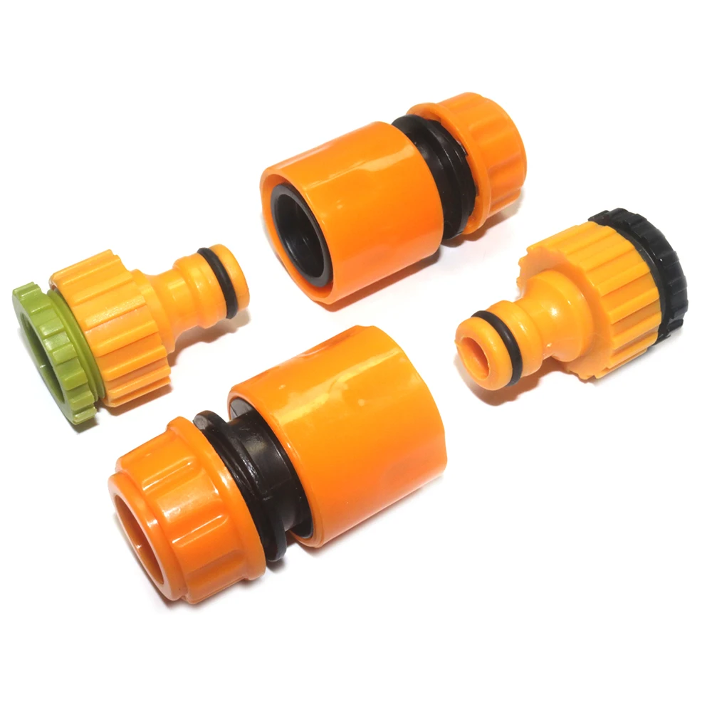 3/4 و 1/2 بوصة خرطوم صنبور الخيوط المشتركة محول الصنبور لري الحديقة موصل سريع