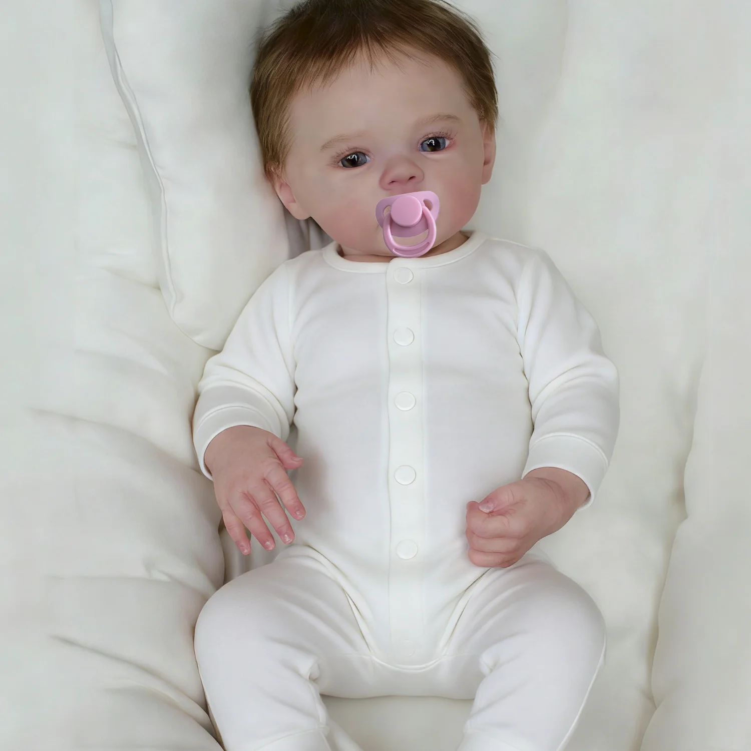 

Кукла реборн 17 дюймов, силиконовая виниловая моющаяся кукла преждевременного ребенка, 3D Кожа, видимые вены, игрушка «сделай сам» для девочек