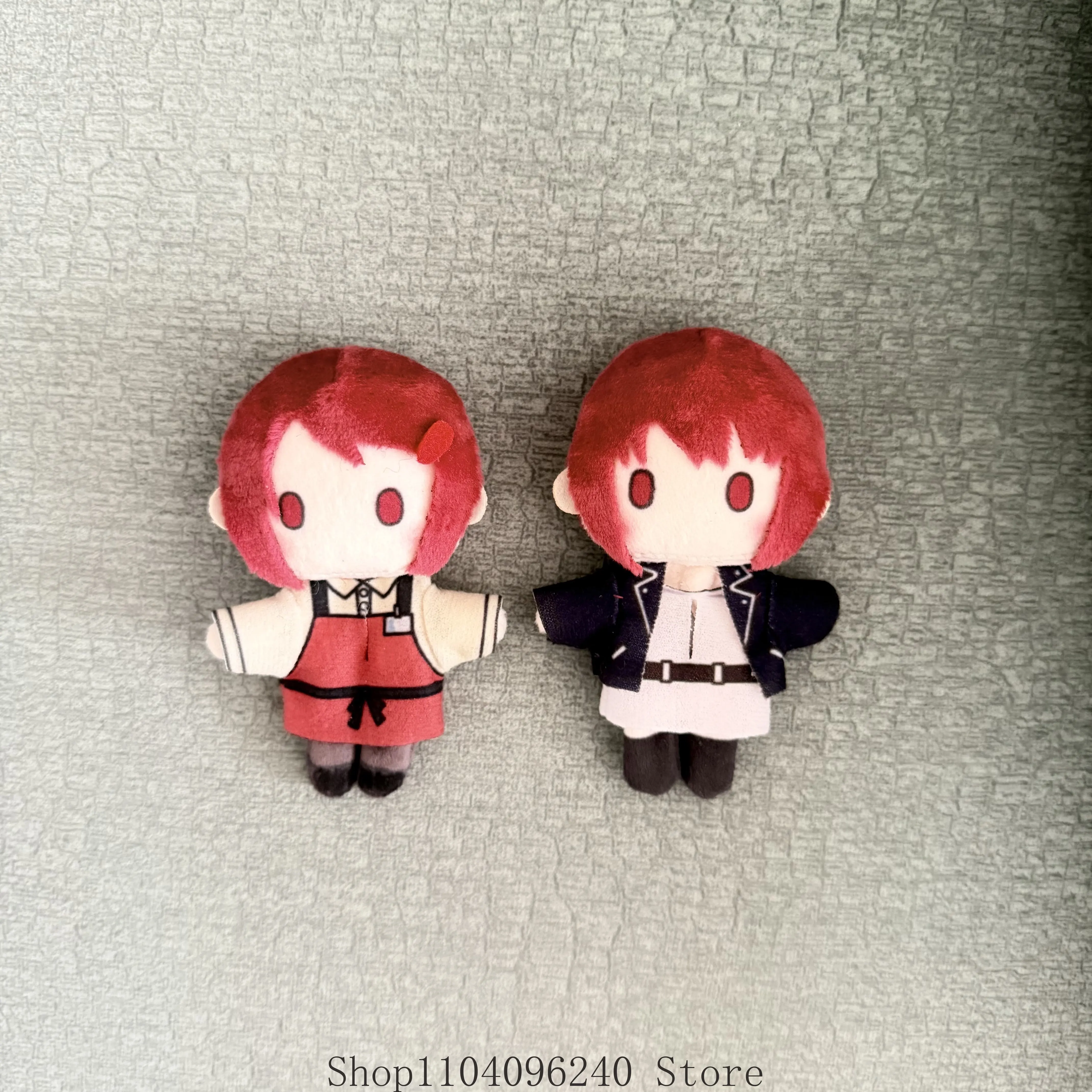 Smoking Behind the Supermarket with You 9cm Cotton Figure Idol Plushies Pillows Cartoon Stuffed Pendant Toys Keychain Gift
