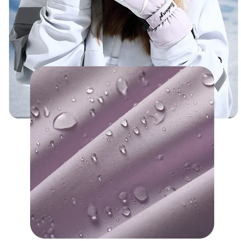 Guantes de esquí para mujer, manoplas de Snowboard, resistentes al frío, impermeables, pantalla táctil, antideslizantes, deportes de invierno, nuevo estilo