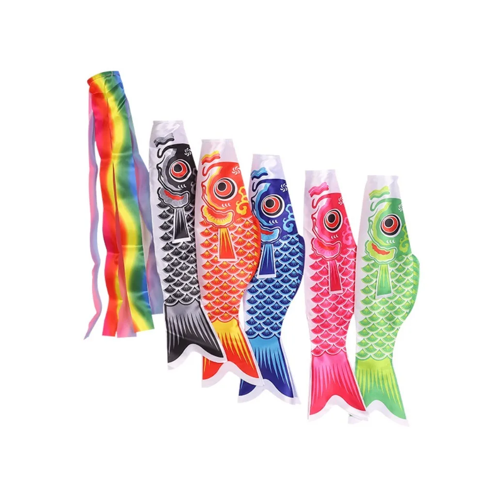 Nieuwe Japan Stijl Karper Vlag Woondecoratie Festival Karper Windzak Streamer Lichtgewicht Karper Banner Opknoping Vis Windzak Vlag