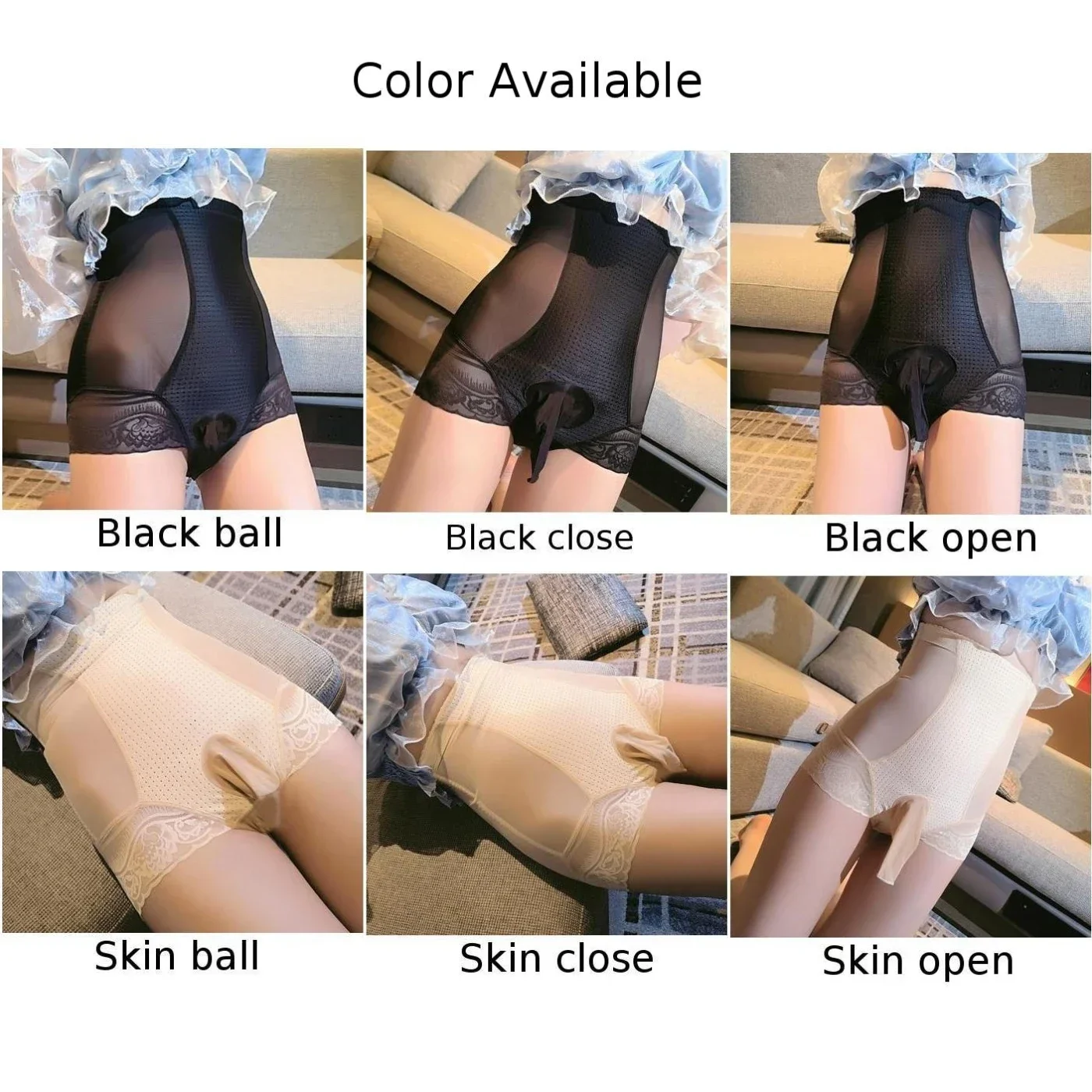 Mutandine da uomo sexy a vita alta estive Slip elastici Corsetto stretto Gay Sissy Intimo Lingerie traspirante Sissy Slip morbidi