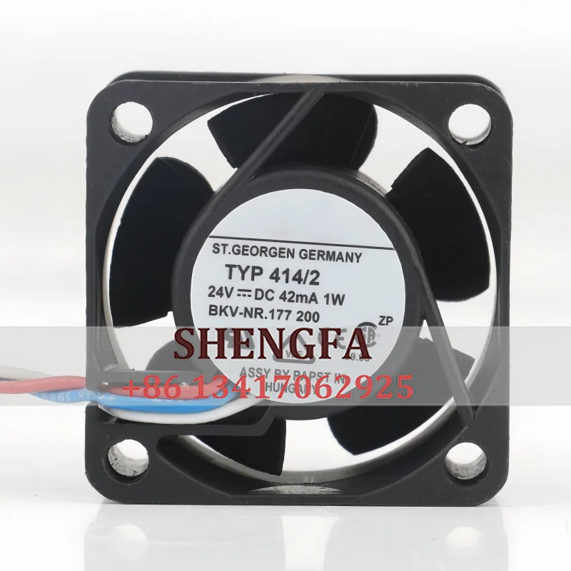 New original TYP 414/2/4 14/414/2H /414H 24VDC 1W 4CM 4020 three-wire inverter cooling fan