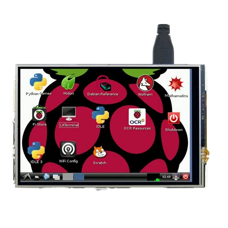 Hot Sale 3.5 Inch 480x320 TFT Monitor LCD Touchscreen Kit For Raspberry Pi B+/2B Raspberry Pi 3 Model B Touch Screen Display