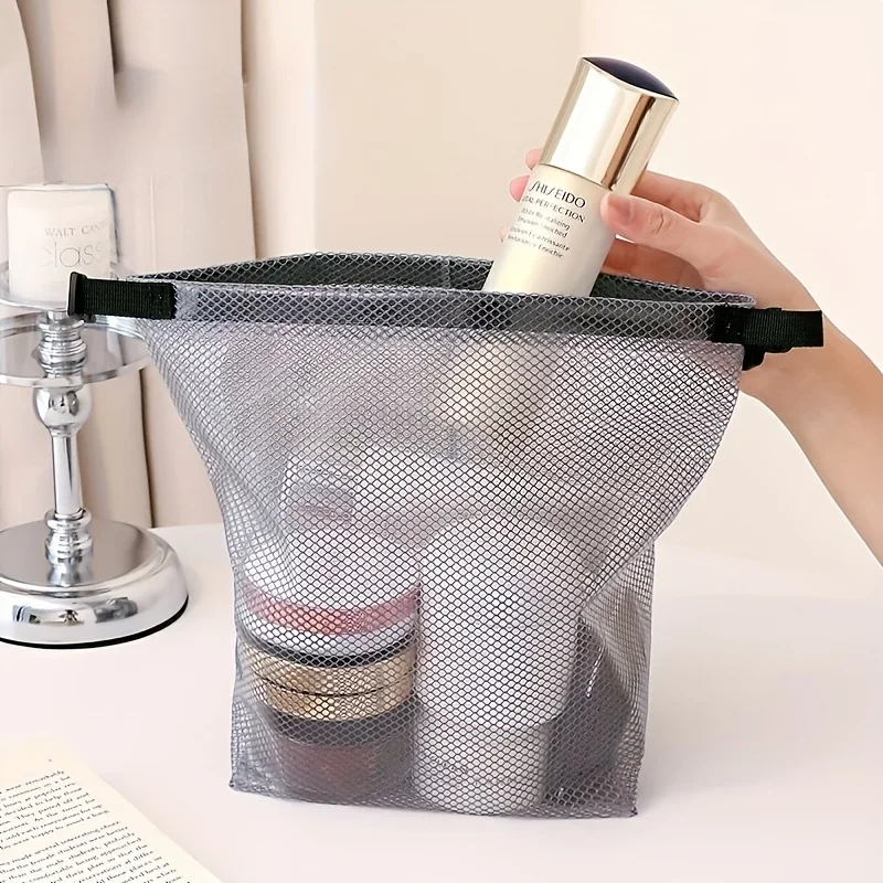 2PCS Waterproof Storage Bag Cosmetic Storage Bag Gym Swimming Clothing Storage Pouch Men Women Outdoor Travel Washing Bag