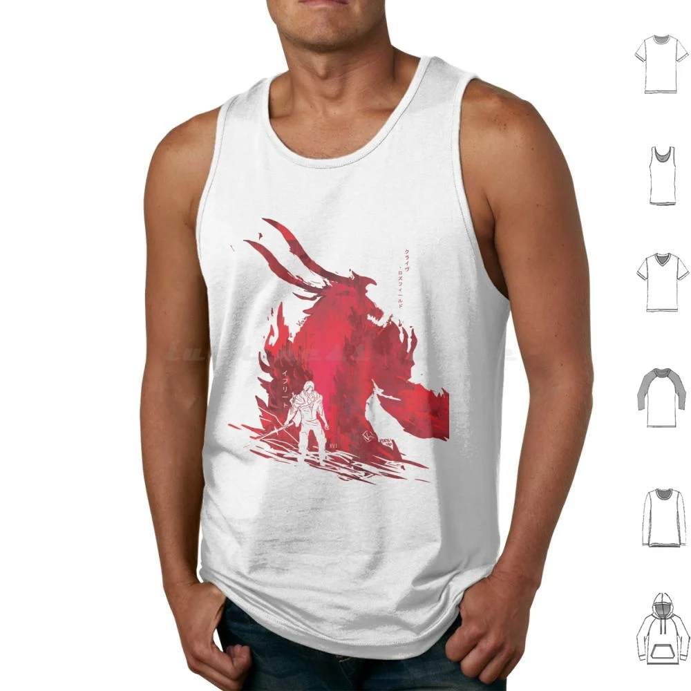 

Awakening Ifrit : Clive Rosefield Ffxvi Tank Tops Vest Sleeveless Clive Rosefield Ff16 Ffxvi Fantasy Xvi Fantasy 16