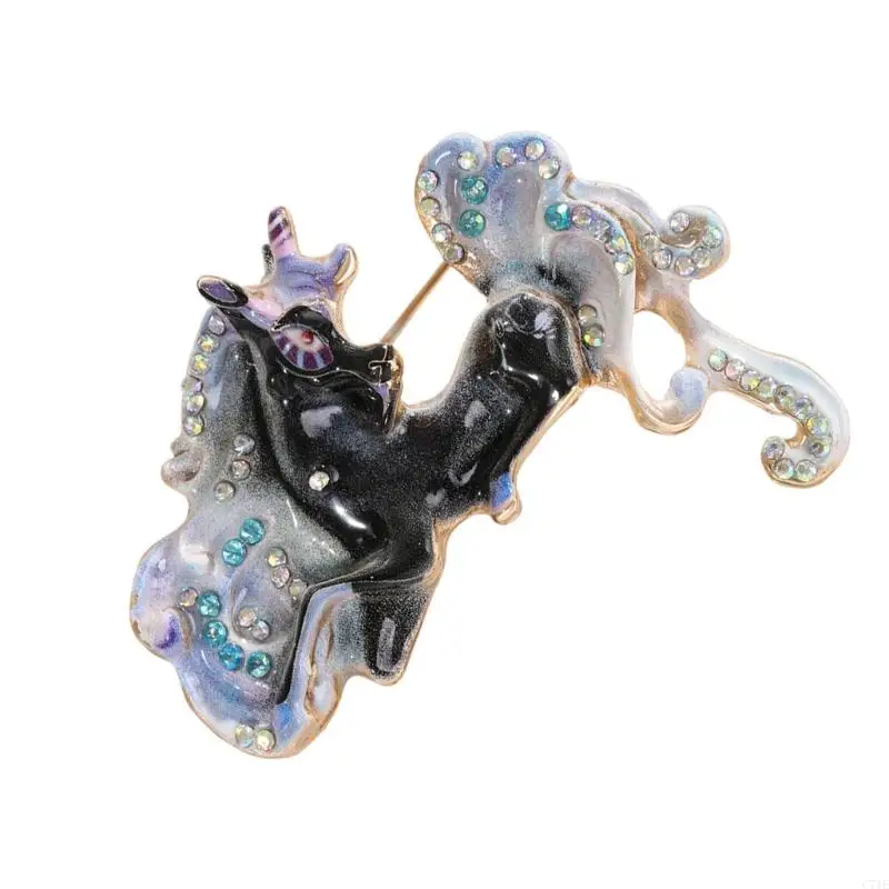  Horse Year Themed Brooch Traditional Craftsmanship Alloy Construction For Outfit Enhancement Celebratory Occasions