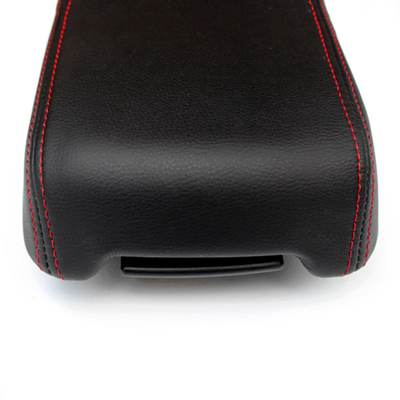 Funda de cuero de microfibra personalizada para reposabrazos central Mitsubishi ASX AAB041