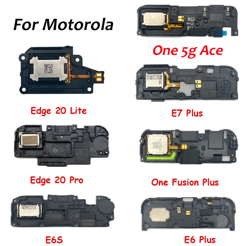 New Loud Speaker For Moto Edge 20 Lite / Edge 20 Pro E7 Plus E6S E6 Plus One Fusion Buzzer Ringer Board Loudspeaker Flex Cable