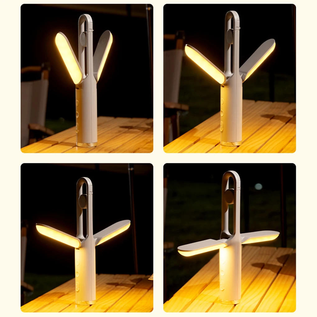 USB Charging Led Camping Lantern With Four Power Indicators Three Levels Of Brightness Adjustment