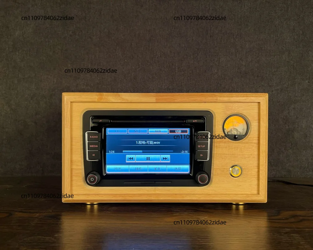 For Single Din Car CD Player Retrofit Box Audio Housing for VW Passat Magotan Lavida Toyota Honda Nissan Radio Refit Case